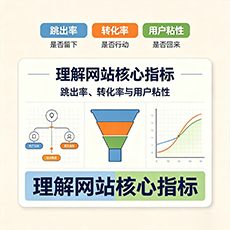 缙云建站-理解网站核心指标：跳出率、转化率与用户粘性