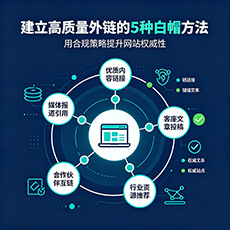 丽水建站-建立高质量外链的5种白帽方法